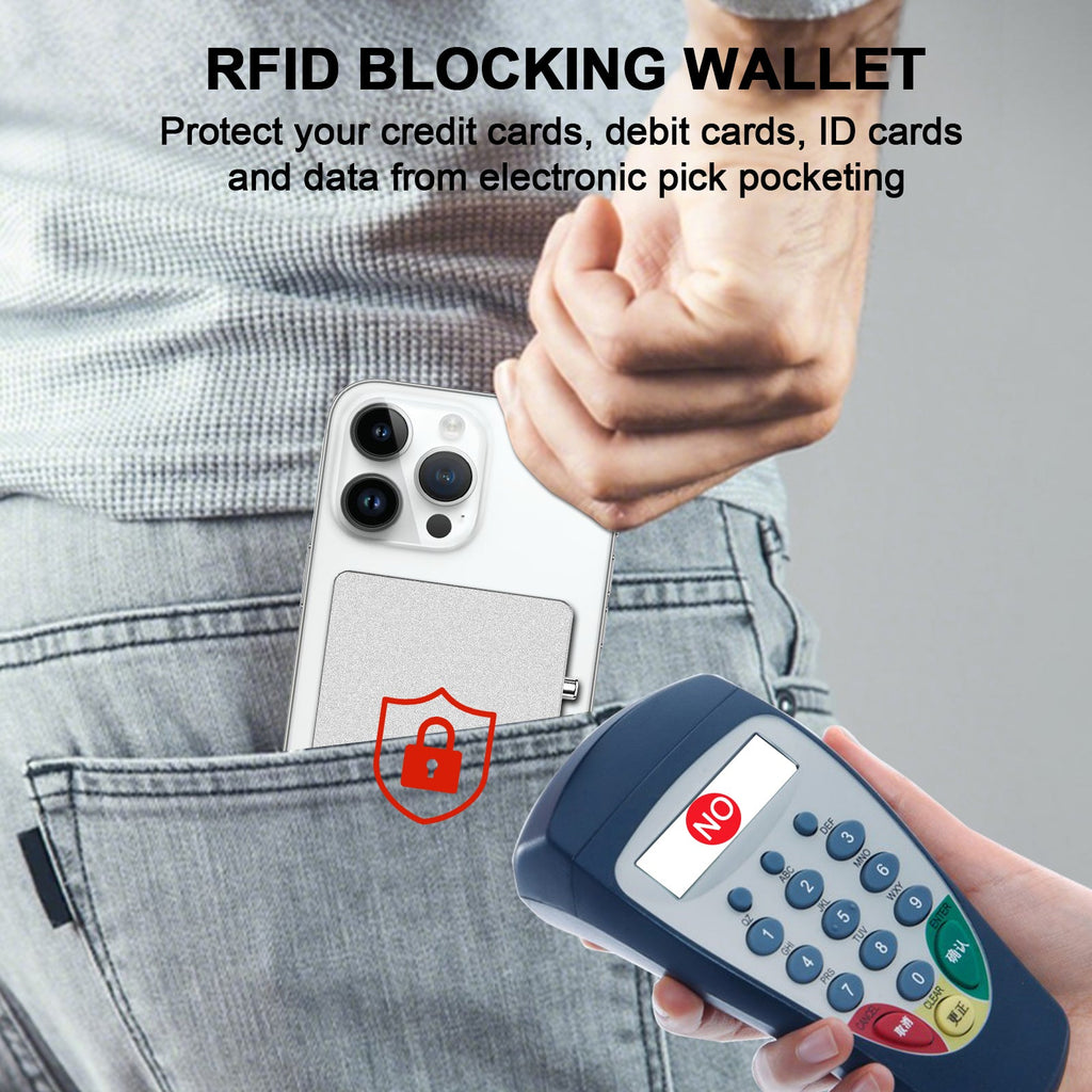 TOYFID Aluminum Alloy Wallet With Genuine Leather Cover Men's Billfolds