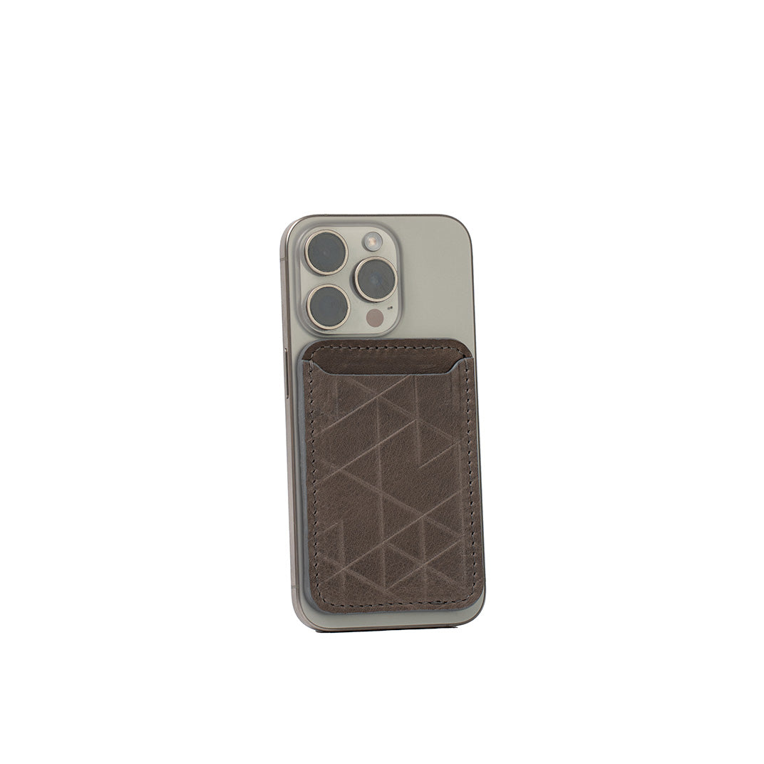 TOYFID Aluminum Alloy Wallet With Genuine Leather Cover Men's Billfolds